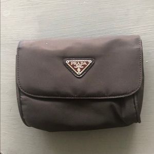 PRADA brown coin purse.